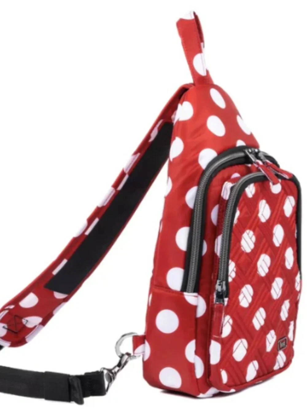 Lug Scurry Sling Bag - Crimson Large Dot - Picture 5 of 5